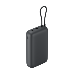 Xiaomi powerbank 20000 mAh 18W integrisani kabl, sivi, BHR9740GL