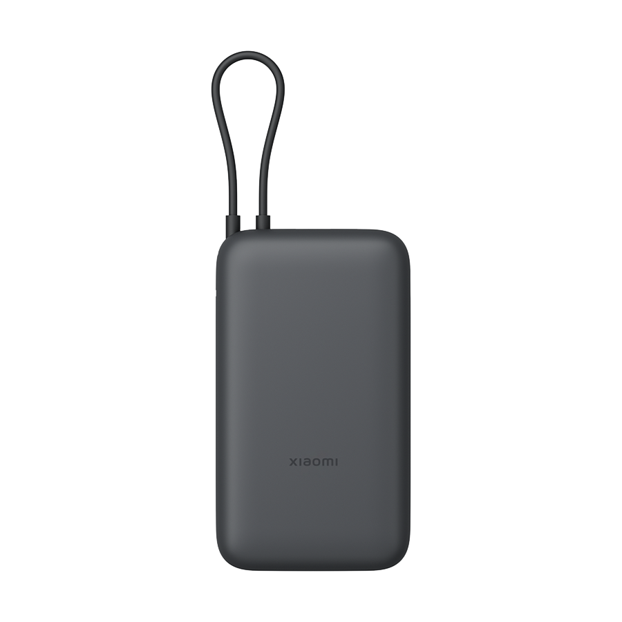 Xiaomi powerbank 20000 mAh 18W integrisani kabl, sivi, BHR9740GL - Image 2