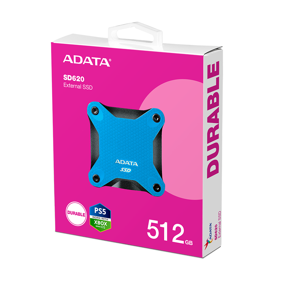 SSD EXT ADATA SD620-512GCBL 512GB SD620 USB-A 3.2 Gen 2 Plavi 550/480 Mbps SD620-512GCBL - Image 4