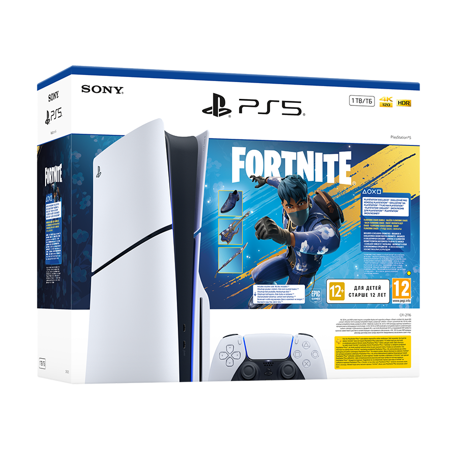 PlayStation 5 Slim E chassis + Fortnite Flowering Chaos VCH 1000049837 (disk ver.1TB) - Image 3