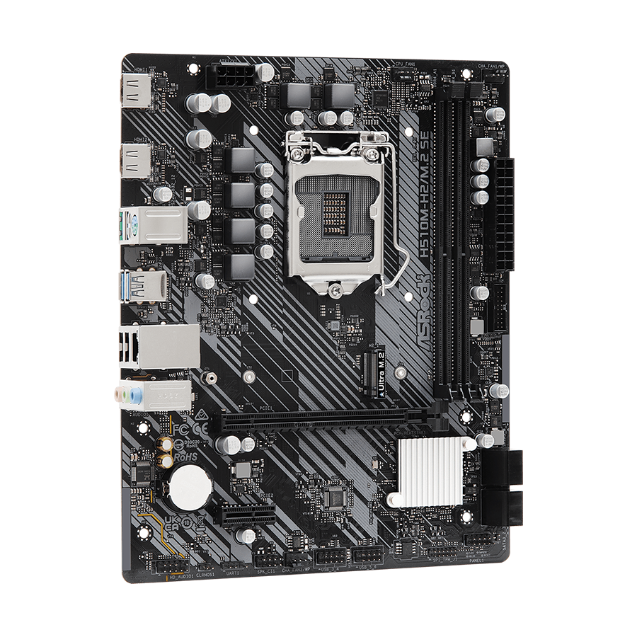 ASROCK MB H510M-H2/M.2 SE Intel H470, LGA1200, 2xDDR4 4xSATA, M.2, 2xHDMI, RAID, microATX - Image 2