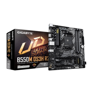 Gigabyte MB B550M DS3H R2 AM4; 4xDDR4; 2xM.2; 4xSATA; 6XUSB; DP; HDMI; PS/2; mATX