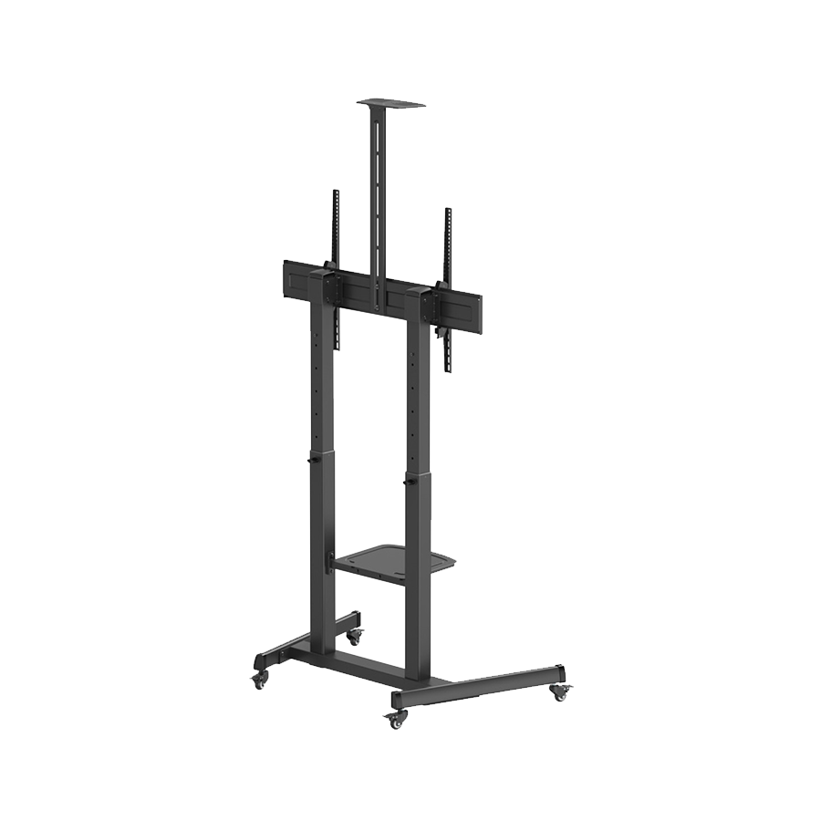 Nosač za TV na stalku sa točkovima GEMBIRD TVS-100T-03, 60" - 100" - Image 3