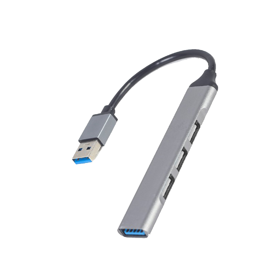 USB HUB 4-port USB hub (USB3 x 1 port, USB2 x 3 ports), silver GEMBIRD UHB-U3P1U2P3-02