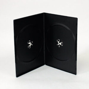 Omot za 2 DVD-a, CRNI 7mm, DVD-2BS