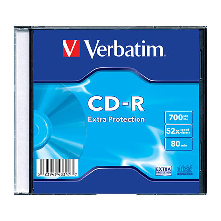 CD-R,VERBATIM, 700 MB,52X,EXTRA PRO.SLIM CASE - Image 2