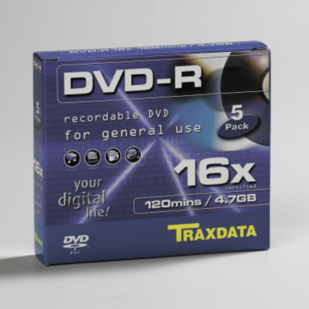 DVD-R TRAXDATA, 4.7GB, 16X, box 5 kom - Image 2