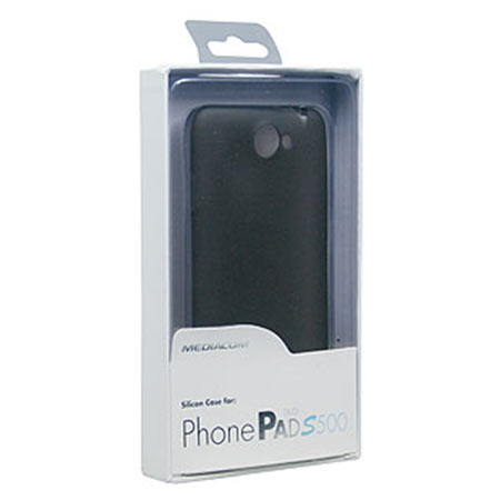 MEDIACOM S500SCB silikonska crna navlaka za smartphone S500 - Image 2