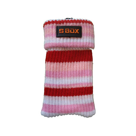 Čarapica za mobilni telefon SBOX MCF-S16 crveno-roza-bijela 65x100mm - Image 2