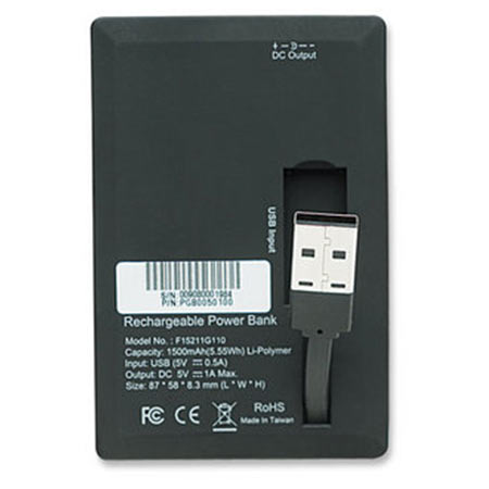 Punjiva baterije Powerbank Li-Ion Polymer 1500mAh 168267 MANHATTAN - Image 4