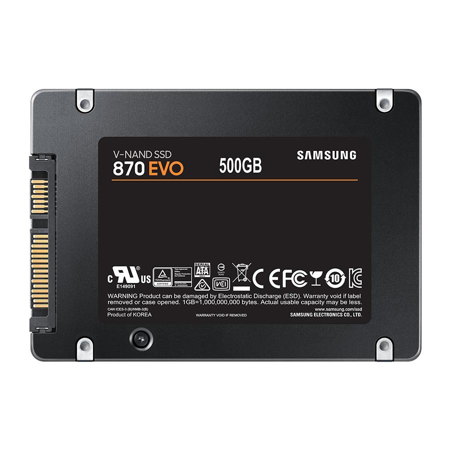 SAMSUNG SSD 870 EVO 500GB 2.5'' SATA3;V-NAND MLC 560MB/s read,530MB/s write, MZ-77E500B/EU - Image 2