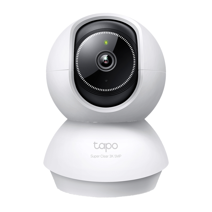 TP-Link TAPO-C230 Pan/Tilt AI Home Security Wi-Fi Camera, 3K 5MP (2880x1620), 2.4 GHz, Horizontal 360, Pan/Tilt, Smart AI Detection and Notifications