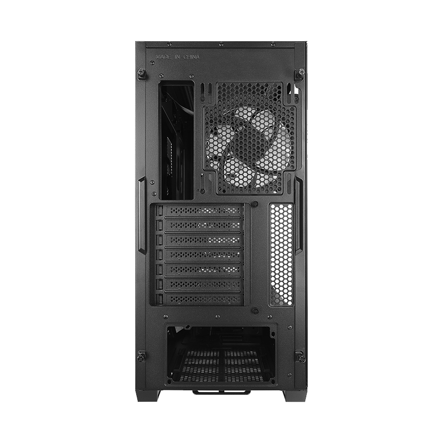 Kućište gaming RAMPAGE CRAFT CRUISER V1 Mesh Tempered Glass Black 4*14cm RGB Fan Hub Controller TYPE-C E-ATX Big-T, 40412 - Image 4