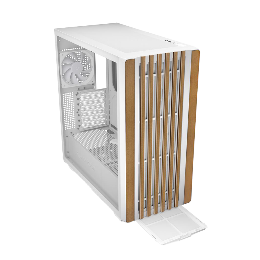 Kućište SHARKOON gaming, Rebel C70G RGB ATX White, ventilator 4x120mm - Image 4