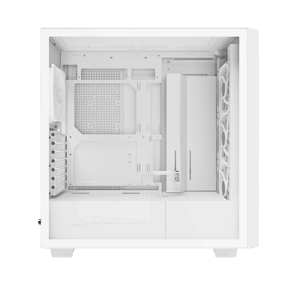 Kućište SHARKOON gaming, Rebel C70G RGB ATX White, ventilator 4x120mm - Image 6