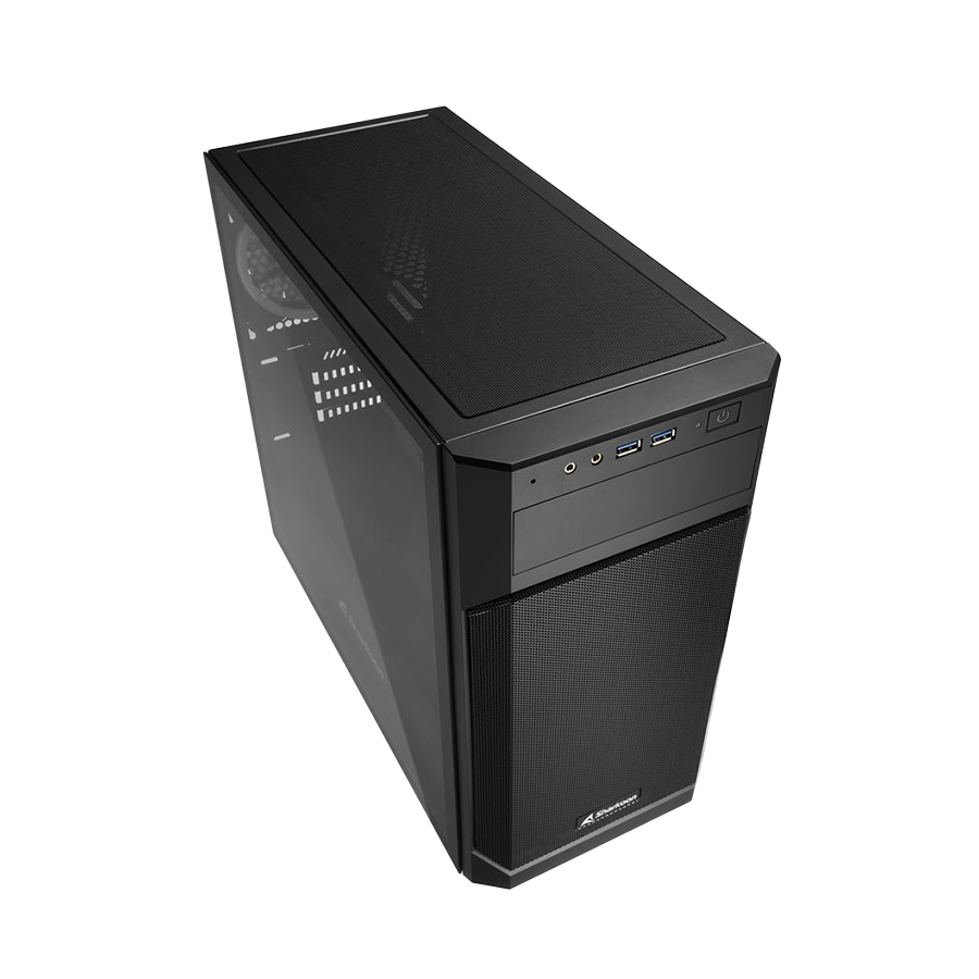 Kućište SHARKOON gaming, V1000 RGB, ventilator 3x 120mm, USB 3.0, mATX - Image 3