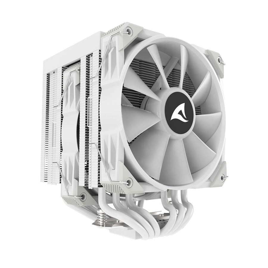 CPU hladnjak Sharkoon A60 RGB White Air Cooler Intel AMD - Image 2