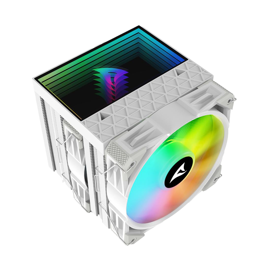 CPU hladnjak Sharkoon A60 RGB White Air Cooler Intel AMD - Image 5