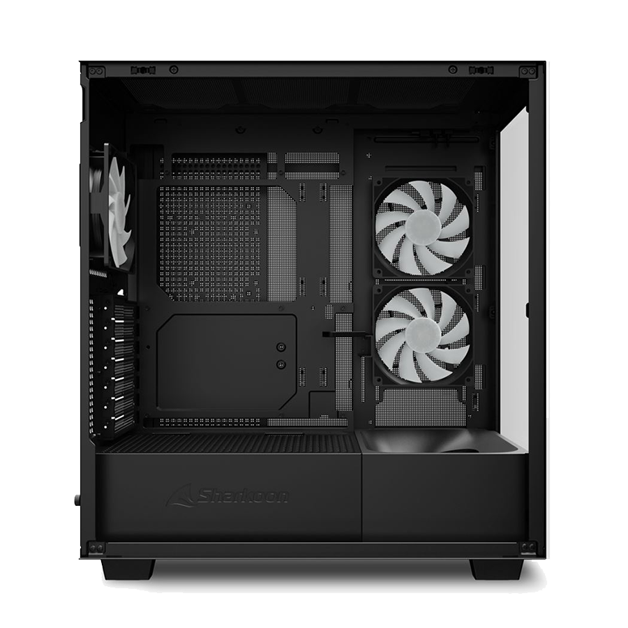 Kućište SHARKOON gaming, Rebel C60 RGB Black ATX, ventilator 4x120 - Image 6