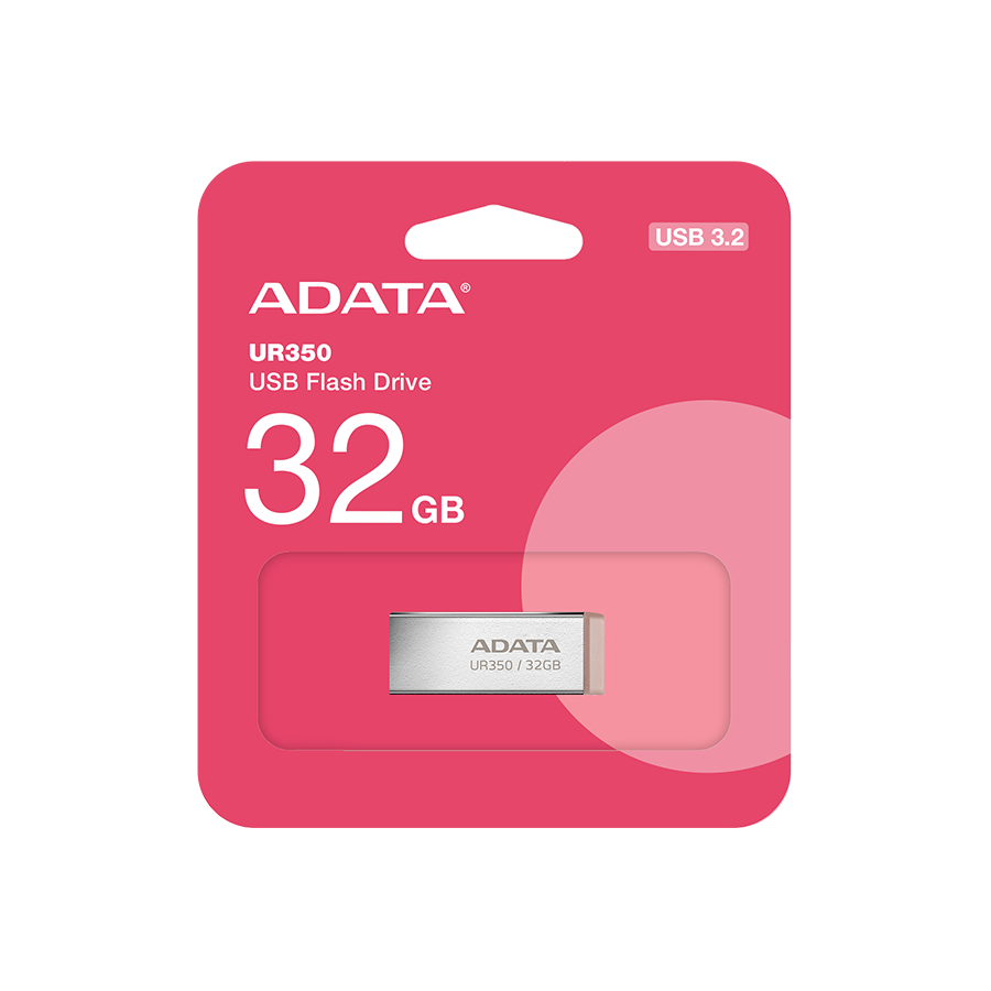 USB Memory stick Adata USB 32GB UR350 3.2 Smeđi Metal Style 100Mbps UR350-32G-RSR/BG - Image 2