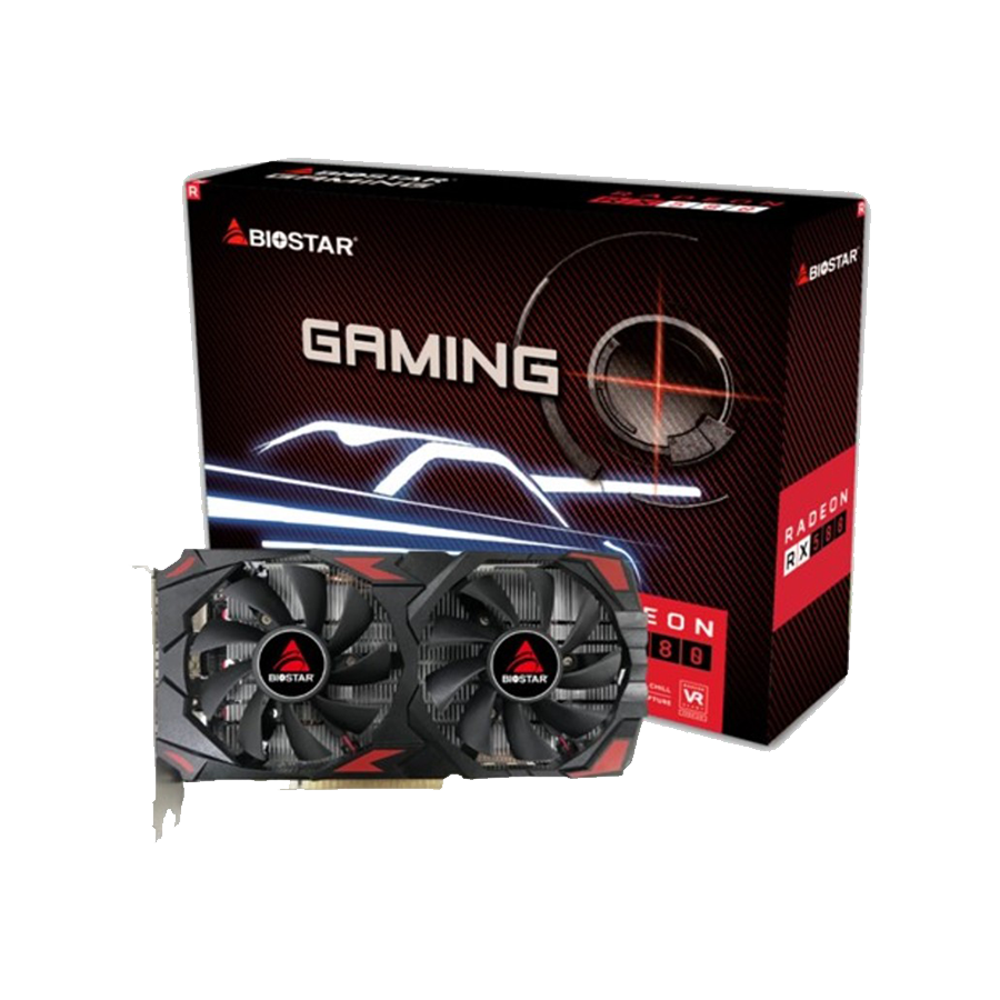 VGA BIOSTAR RX580-8GB 2048SP, DP, HDMI, DVI