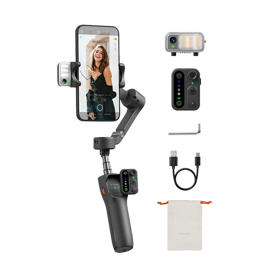 Stabilizator gimbal HOHEM iSteady V3 Black HPG-V3BK