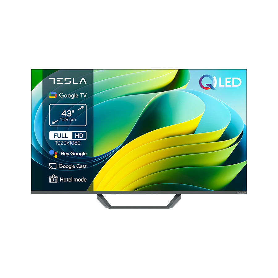 TESLA TV QLED Q43E665GFS FHD Powered by Google TV -HGL HR Box zvucnici 2x10W