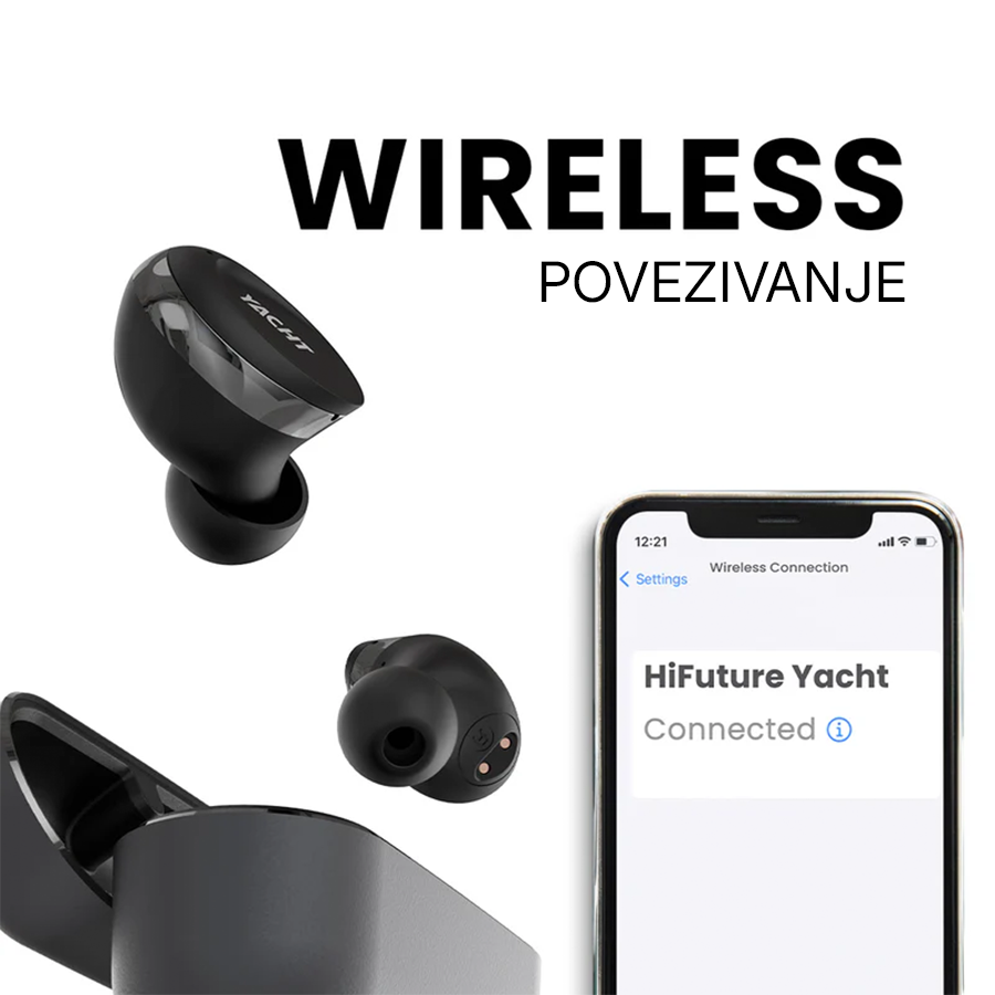 Slušalice HiFuture Yacht TWS earbuds Rose gold - Image 7