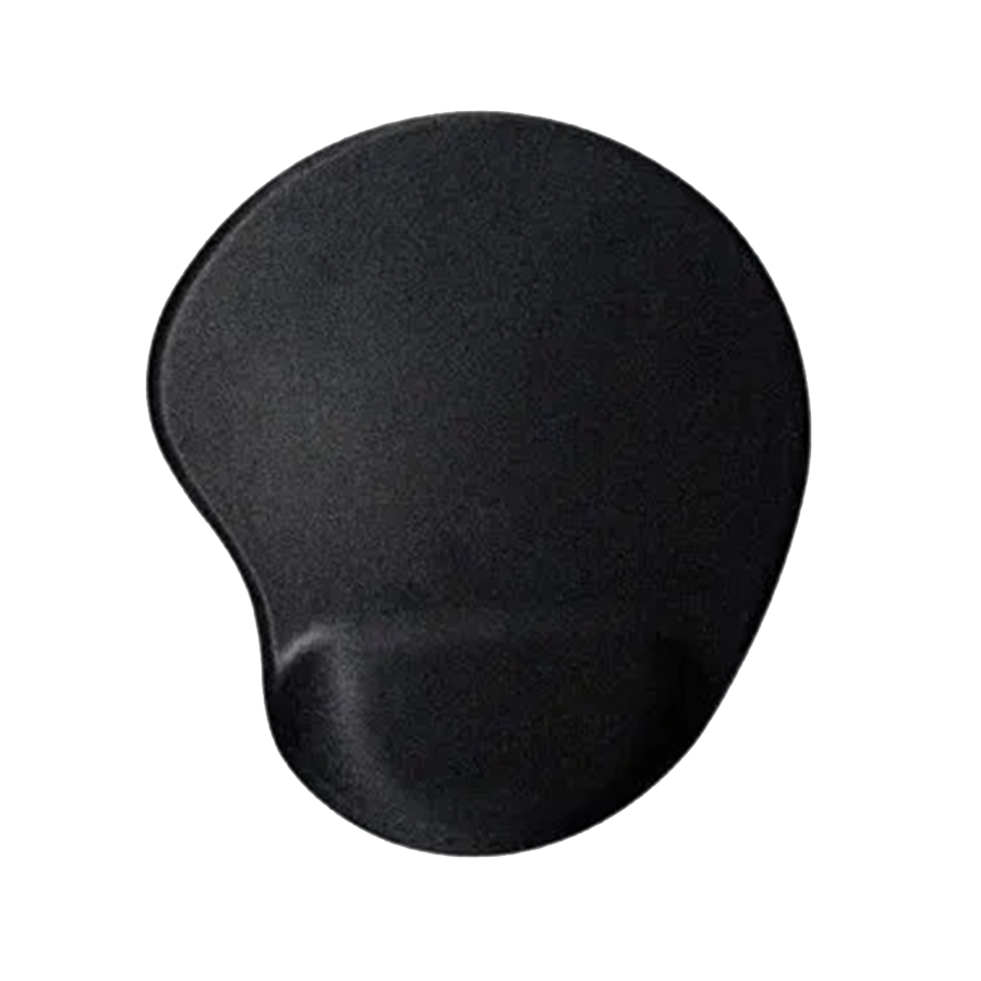 Podloga za miš gel Addison 300521 Wrist Supported Black Mouse Pad, 35154