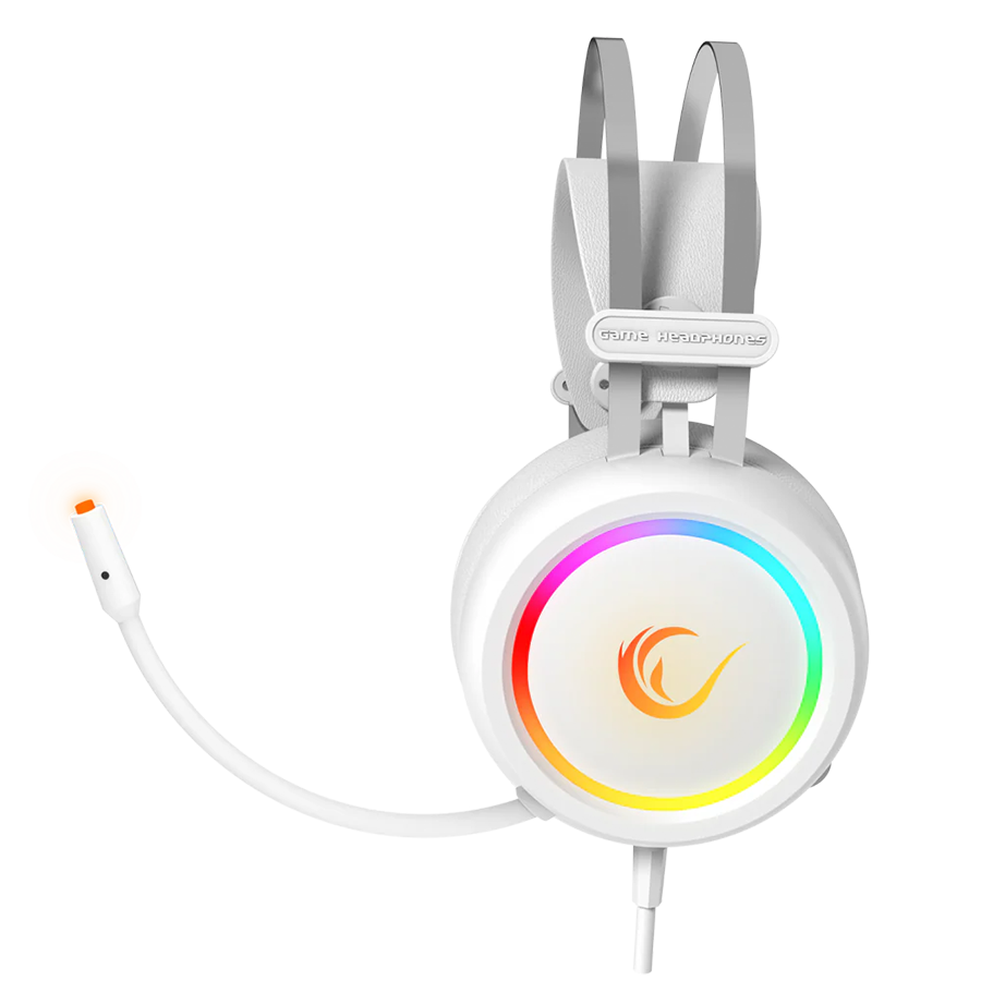 Slušalice sa mikrofonom gaming RAMPAGE STORMY White USB 7.1 Surround Gaming Headset Mic, 37929 - Image 3