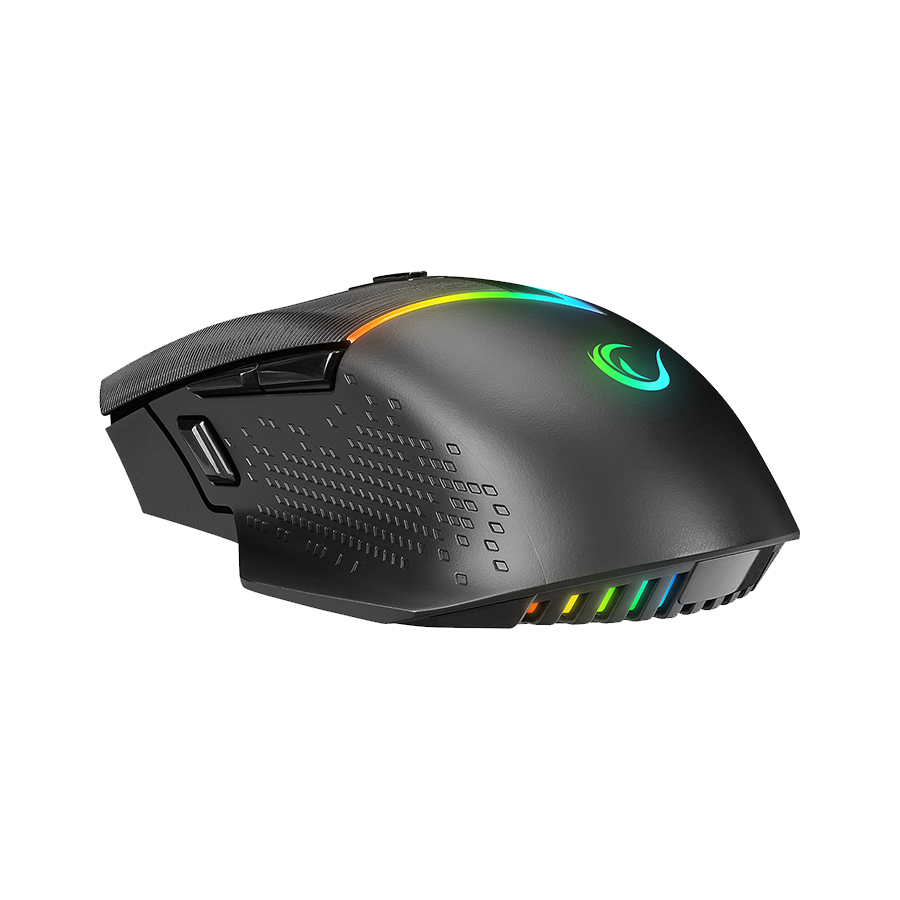 Miš gaming RAMPAGE DROP M3 V2 24000 DPI 3311 Sensor Black RGB Rechargeable Wireless 80 Million Huano Switch Gaming Mouse, 42561 - Image 6
