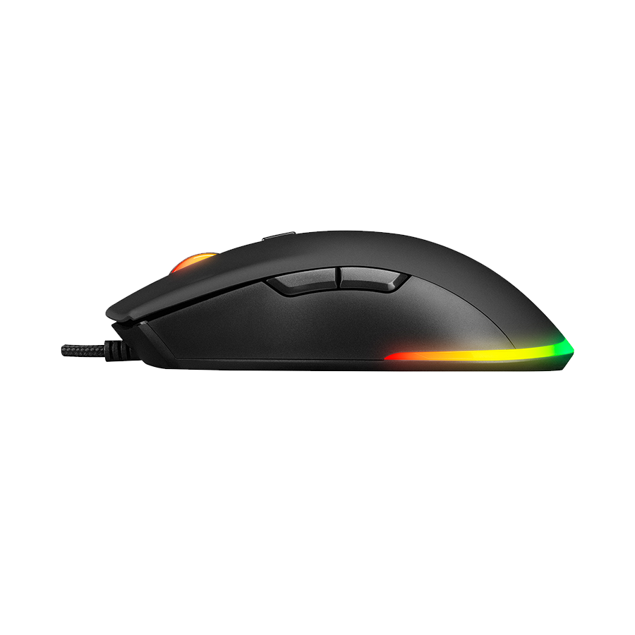 Tastatura + miš gaming RAMPAGE KM-RX7 FORTUNA V2 Rainbow Backlit USB Black Gaming Combo US Layout English Gaming Keyboard 12800 dpi Mouse, 42577 - Image 6