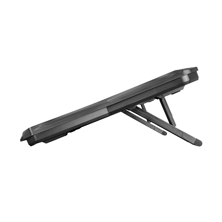 Postolje za notebook gaming Rampage AD-RC8 SHOWY Black 180mm Fan 15-17" RGB Light Notebook Cooling Stand, 33450 - Image 4