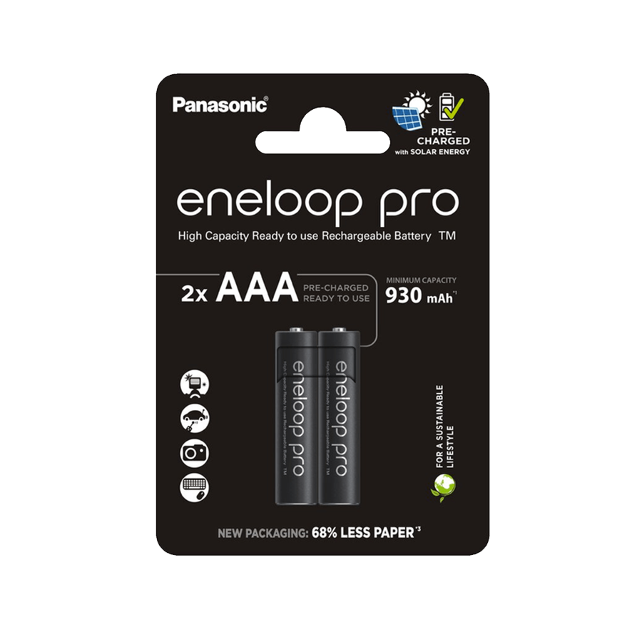 PANASONIC punjive baterije eneloop Pro AAA/2B (BK-4HCDE/2CP)