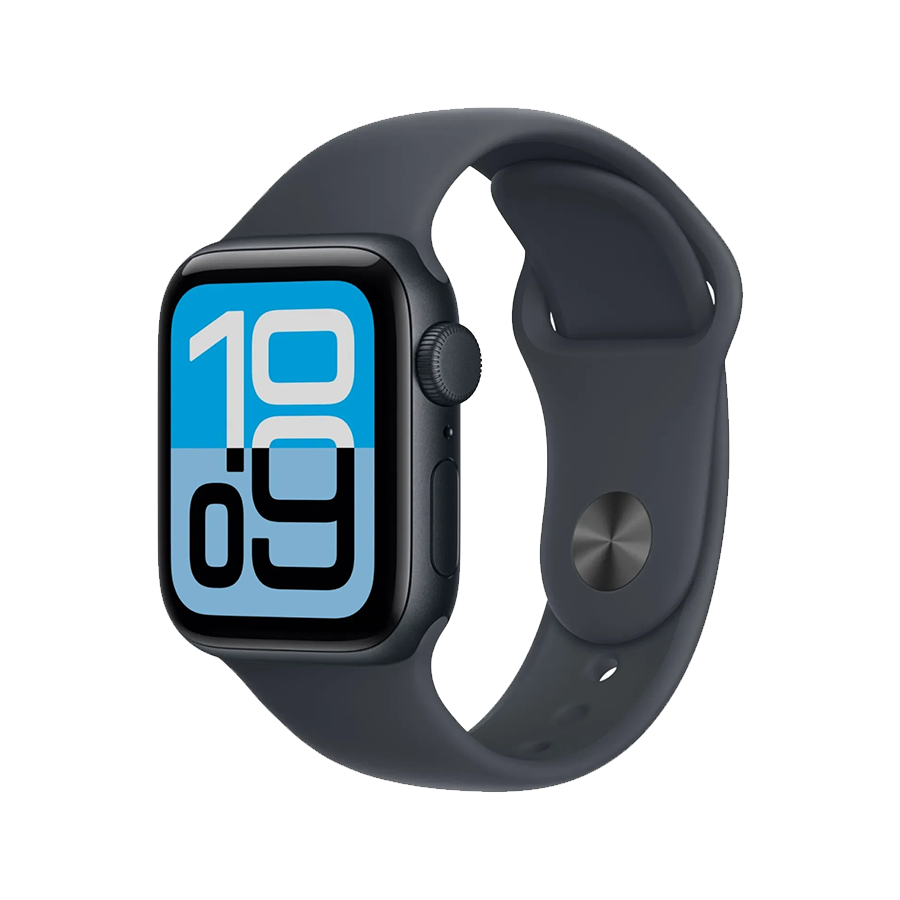 Apple Watch SE 3 40mm Aluminum Case with Midnight Sport Band - M/L - Midnight - MEHC4