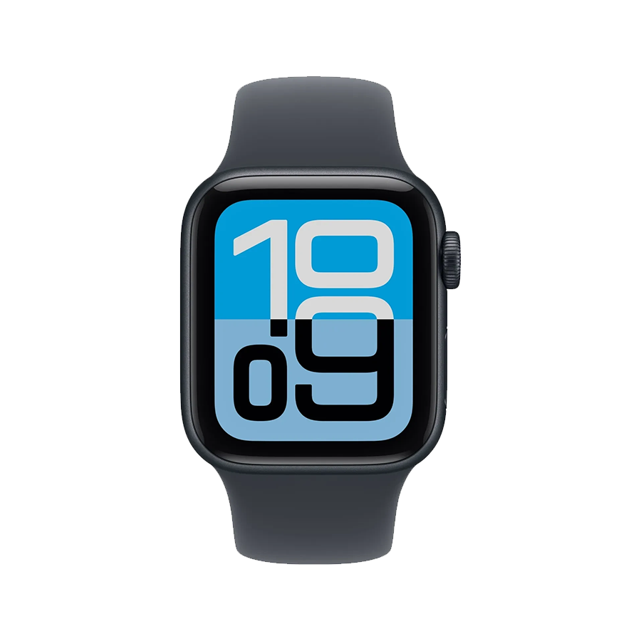 Apple Watch SE 3 40mm Aluminum Case with Midnight Sport Band - M/L - Midnight - MEHC4 - Image 2