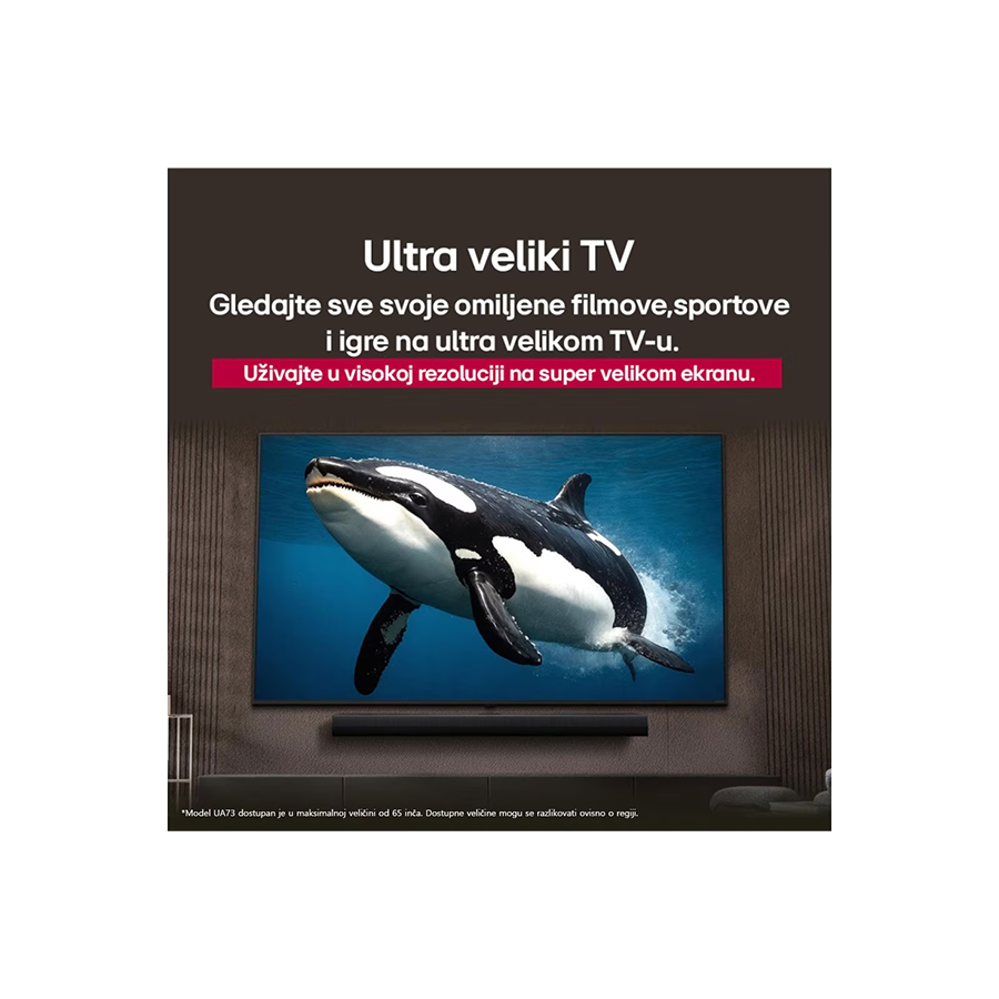 LG TV LED 50UA73003LA 4K Ultra HD, Smart TV, WebOS, HDR10 Pro, ?7 AI procesor 4K Gen8, - Image 8