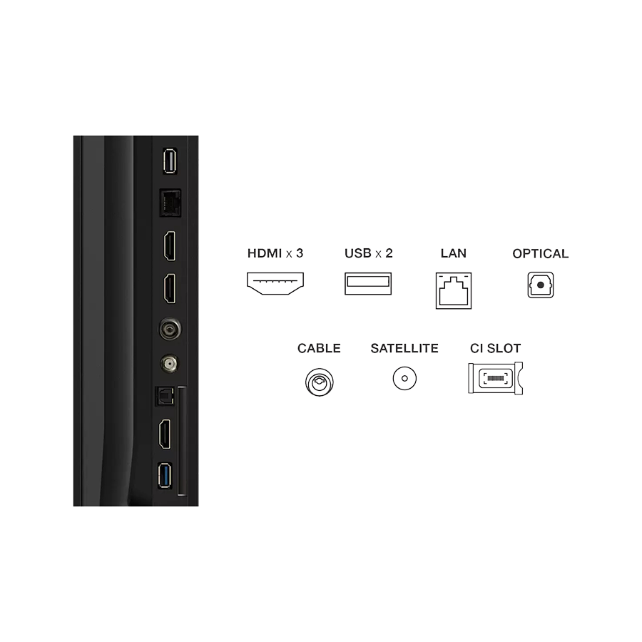 TCL 75"V6C 4K TV Google OS HDR10 HVA Panel Motion Clarity Dolby Audio; AiPQ Processor; - Image 5