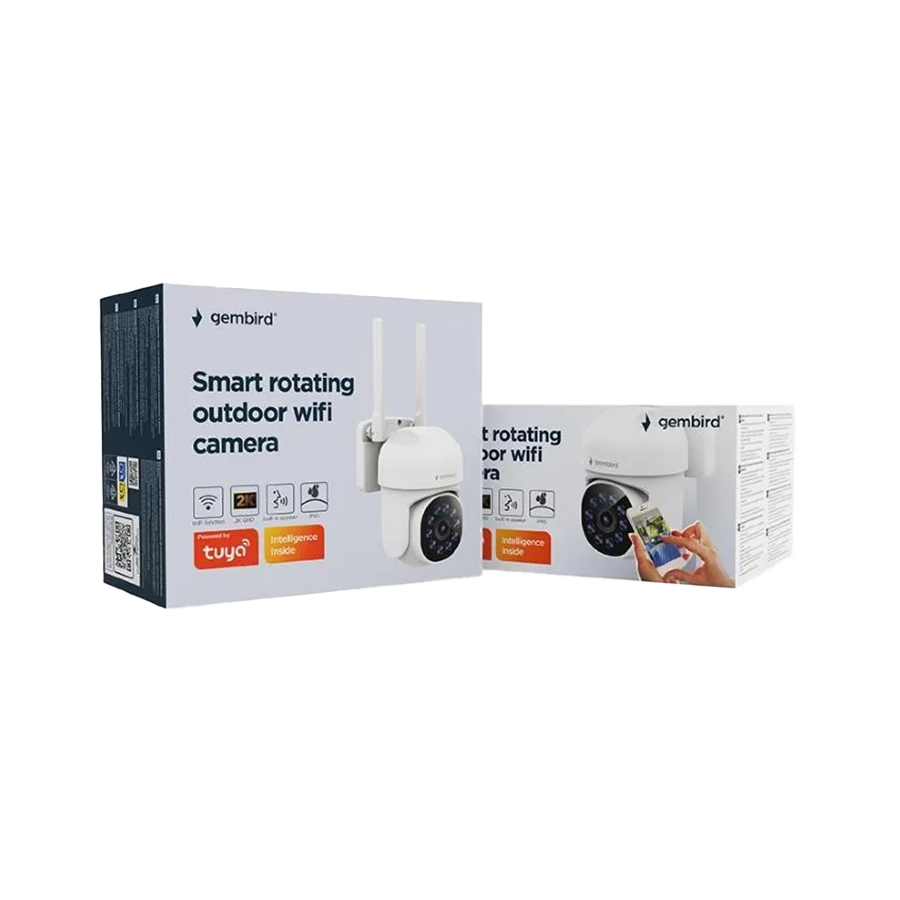 IP kamera GEMBIRD Smart rotating outdoor wifi camera, 2K QHD, TSL-ODCAM-WRHD-01 - Image 5