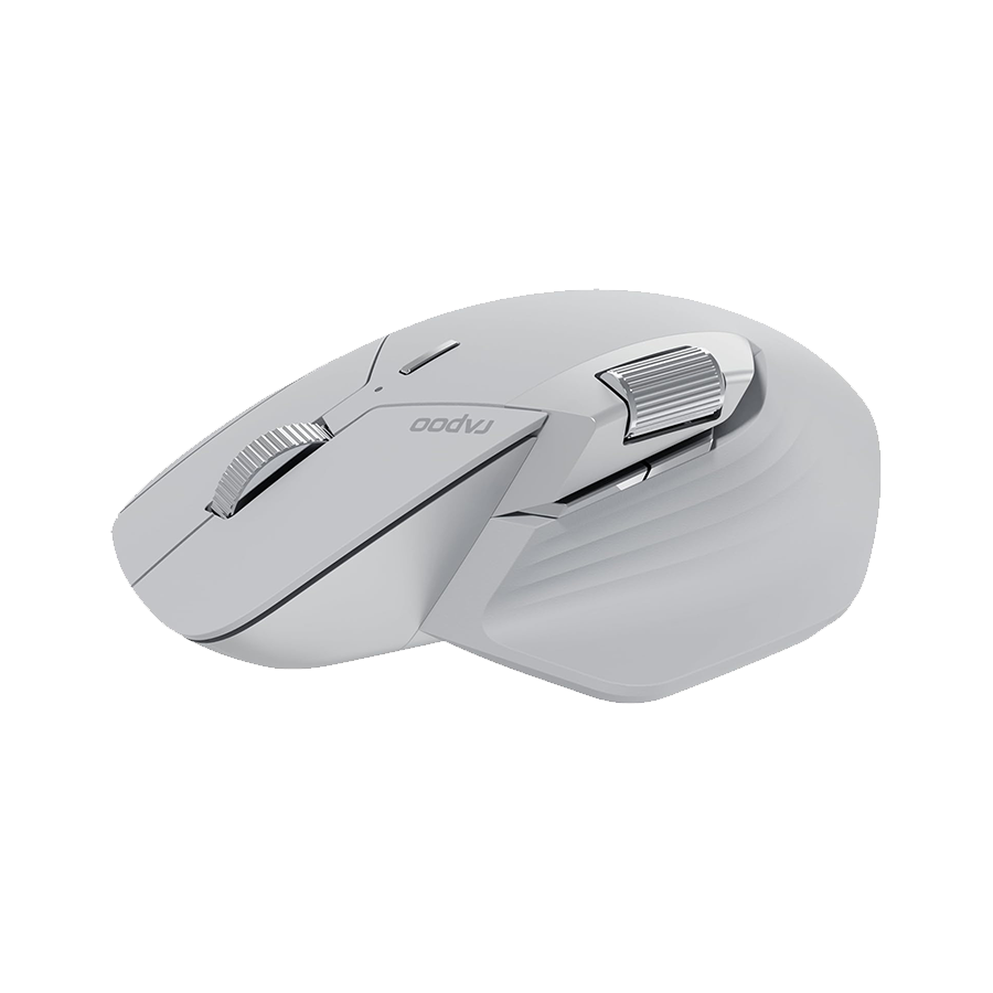 Miš RAPOO MT760L - rechargeable Mouse Wireless, Bluetooth Grey, White, R-12528 - Image 2