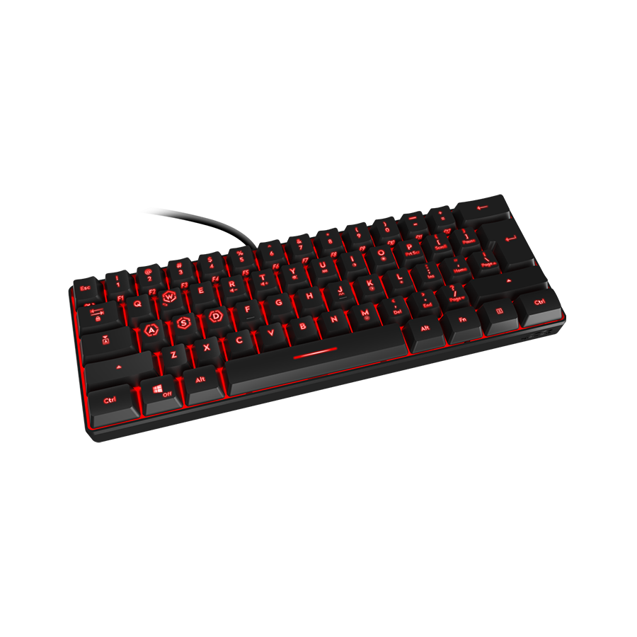 Tastatura SPEEDLINK LETOS RGB 60% Gaming Keyboard, black - US layout, SL-670014-BK-US - Image 3
