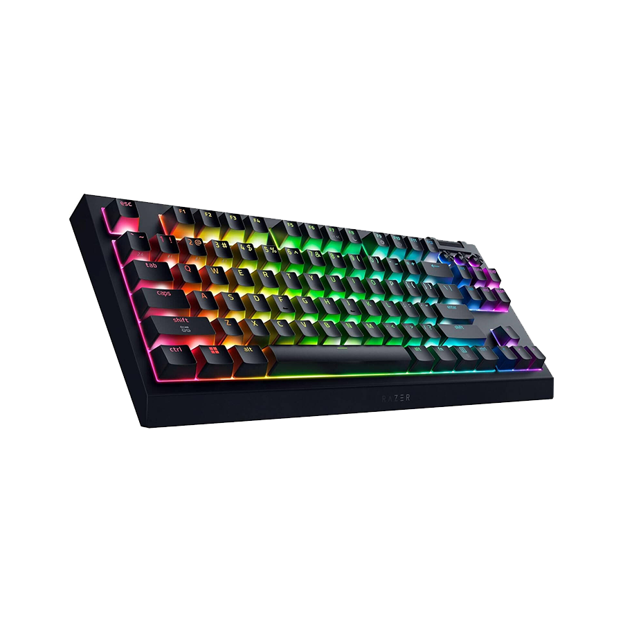 Tastatura Razer BlackWidow V4 Tenkeyless HyperSpeed - Hot-swappable Wireless Mechanical Gaming Orange Tactile Switch - US RZ03-05480100-R3M1 - Image 2